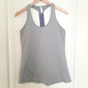 Lucy Tank Top with Toggle Hem Gray Size M